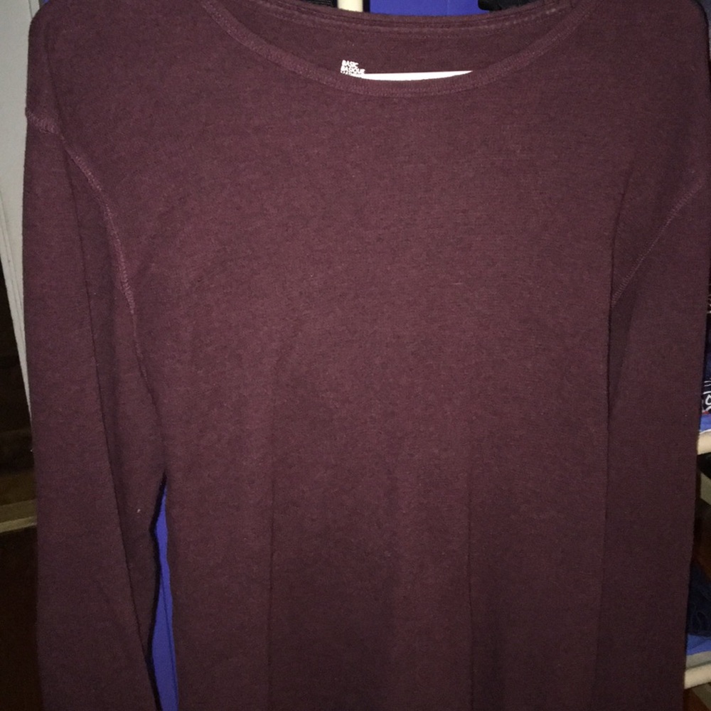 H&M Maroon Long sleeve